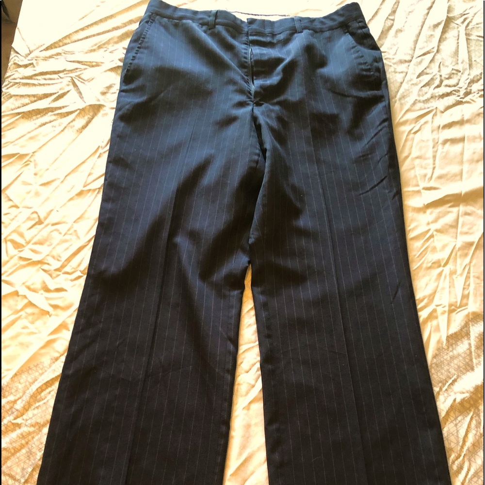 Pinstriped dress pants 36x29